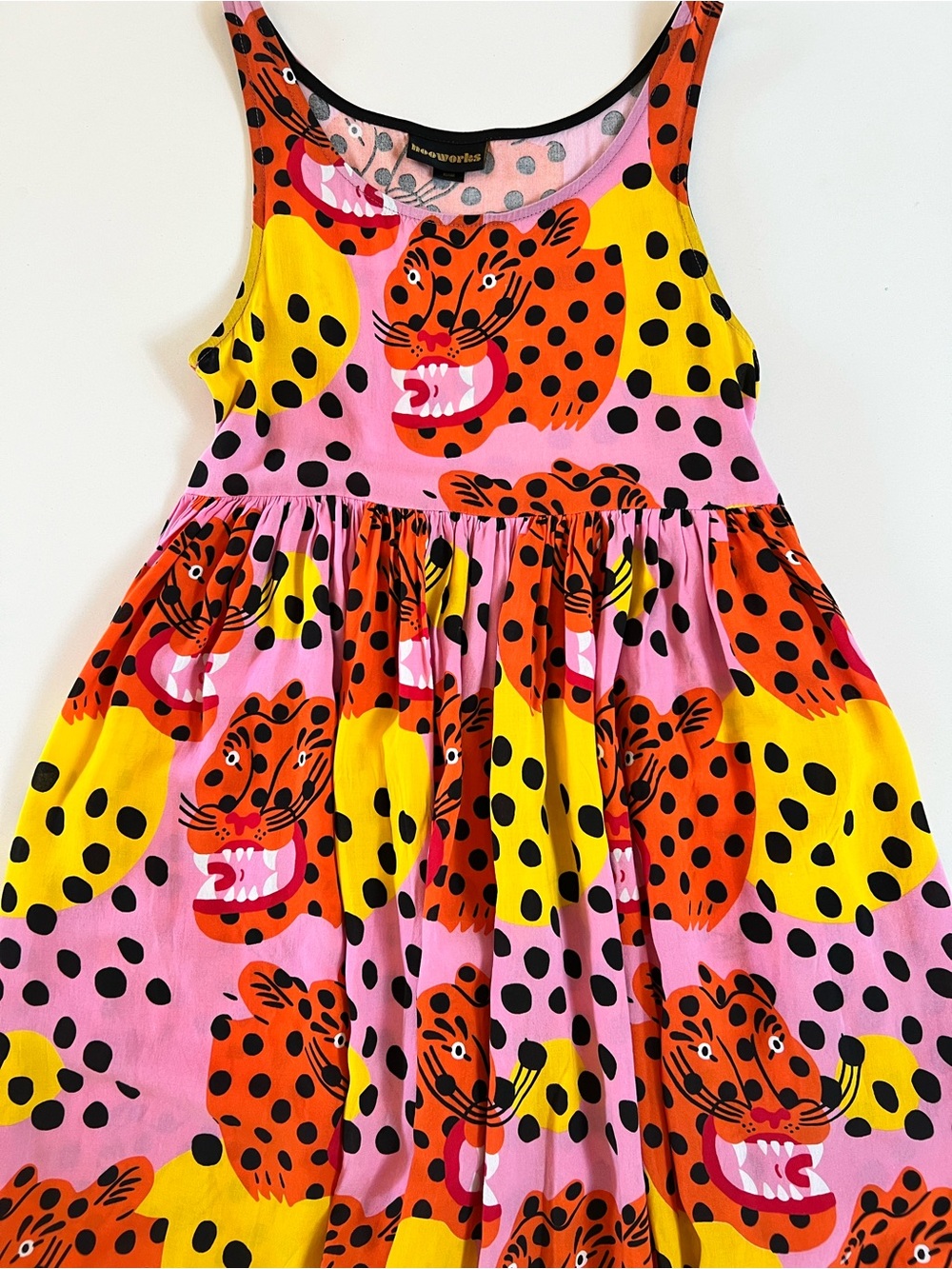 Nooworks Micotti Cat Print Naomi Dress